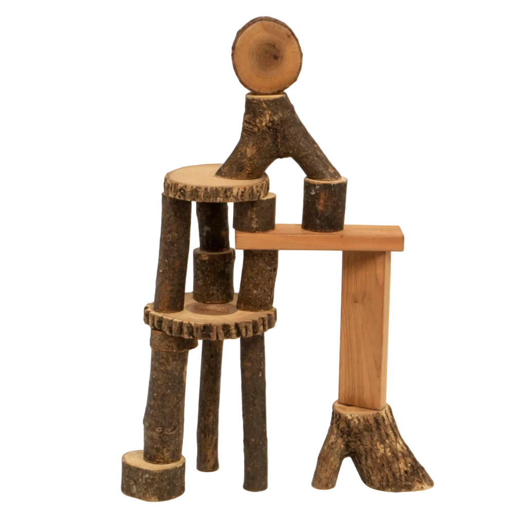 Natural wooden branch tree Blocks.