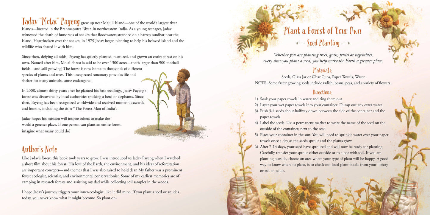 The Boy Who Grew a Forest Hardcover Book
