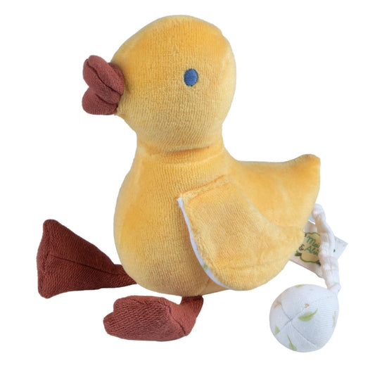 tikiri toys handcrafted musical organic toy duck for babies