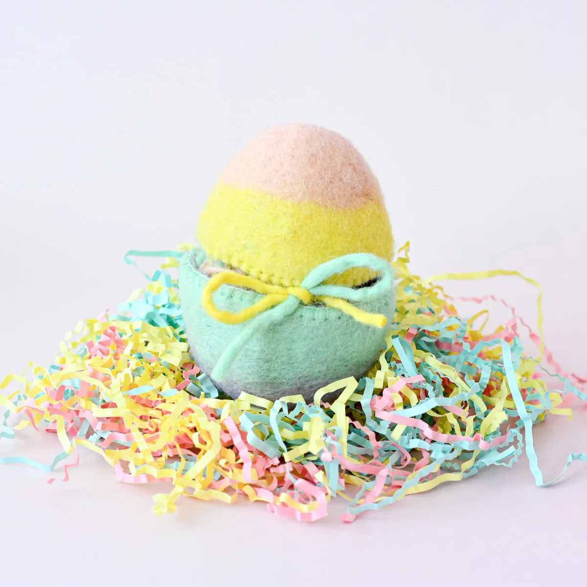 Tara Treasures felt surprise rainbow easter egg 