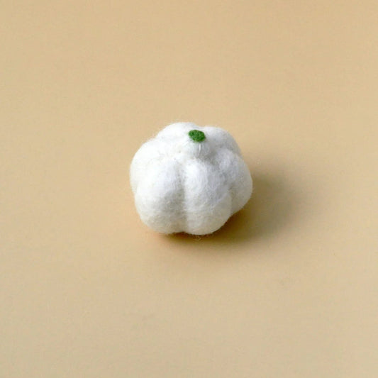 Tara Treasures Felt White garlic play food toy