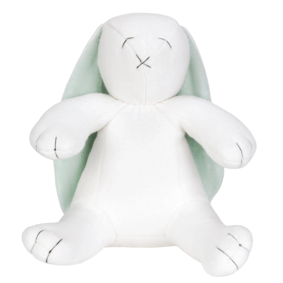 under the nile organic cotton brushed sherpa bunny baby toy