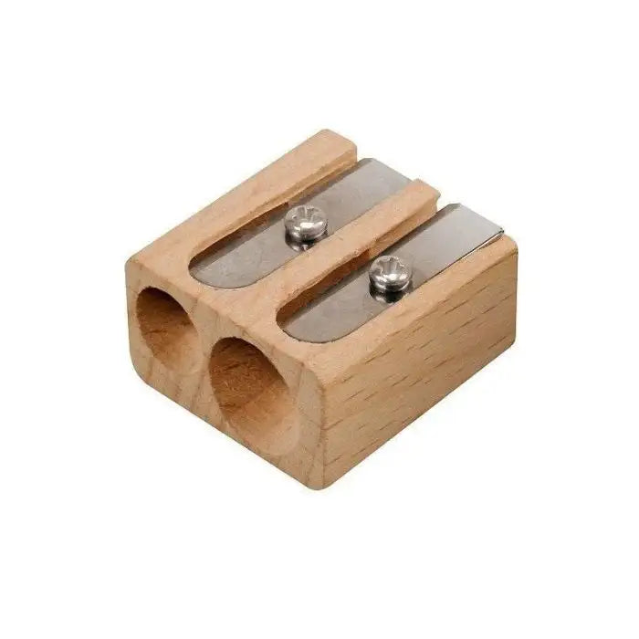 Lyra wooden twin hole pencil sharpener