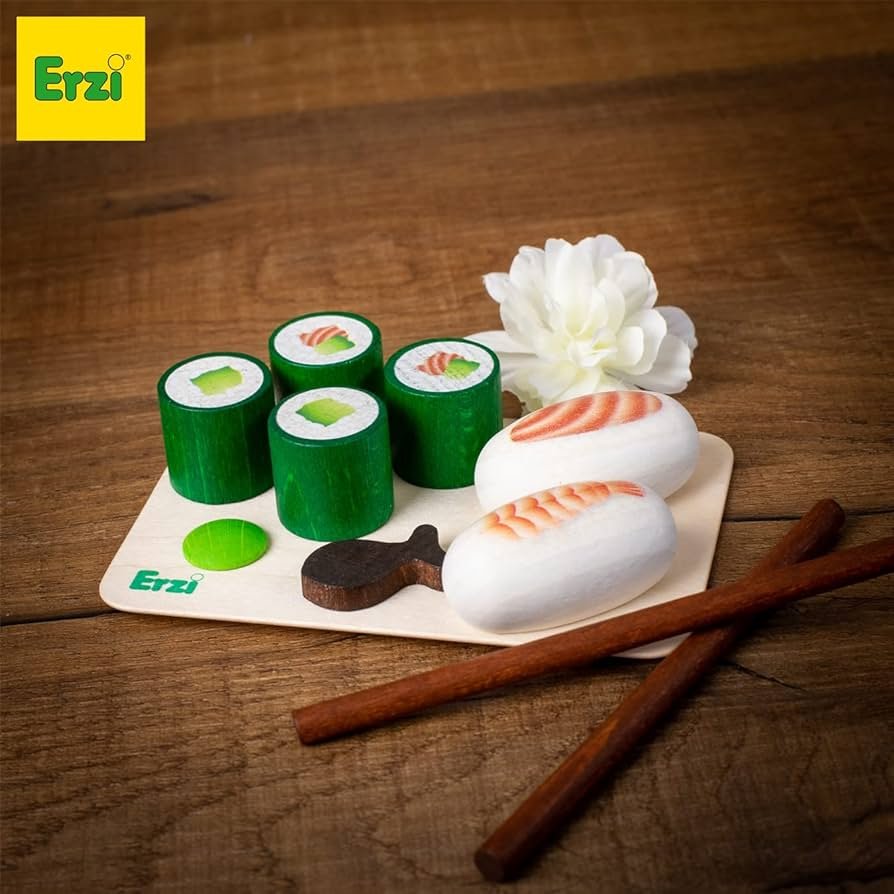 Erzi wooden sushi play food