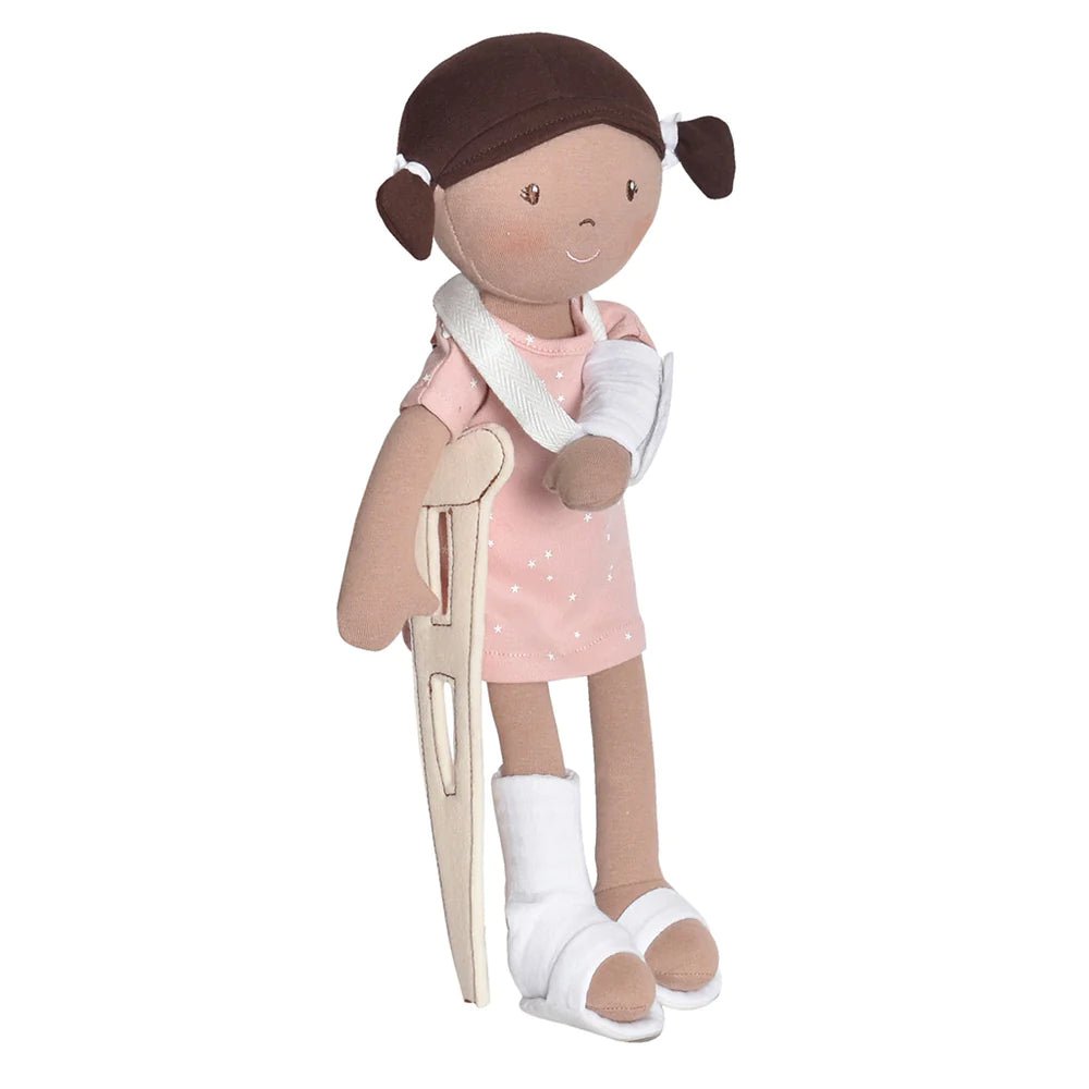 Organic handmade hospital doll