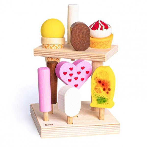 Erzi play food wood ice cream stand