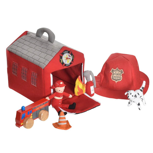 Fire station playset