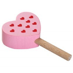 Erzi wooden play food heart ice lolly