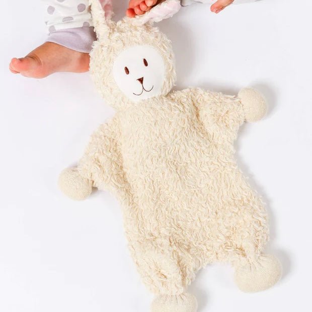 Nile Rabbit Under the Nile Sherpa Snuggle Bunny Organic Stuffed Animal for Babies ...