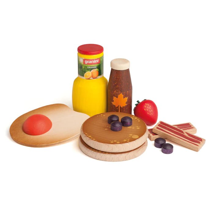 Erzi wooden toys pancake breakfast set 