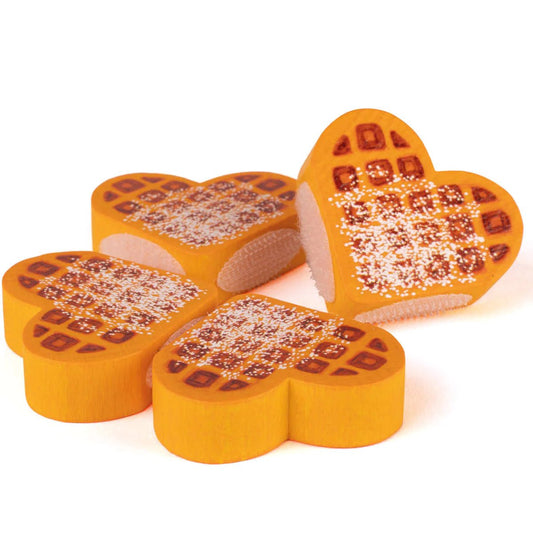 erzi sustainable wood play food waffle