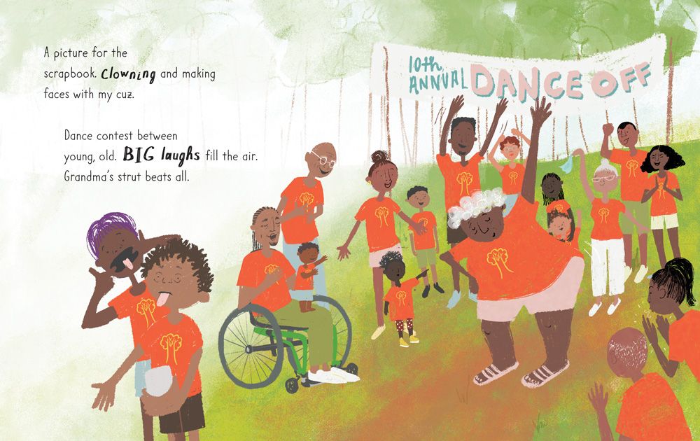 Family Reunion African American Children's Book Illustration 2