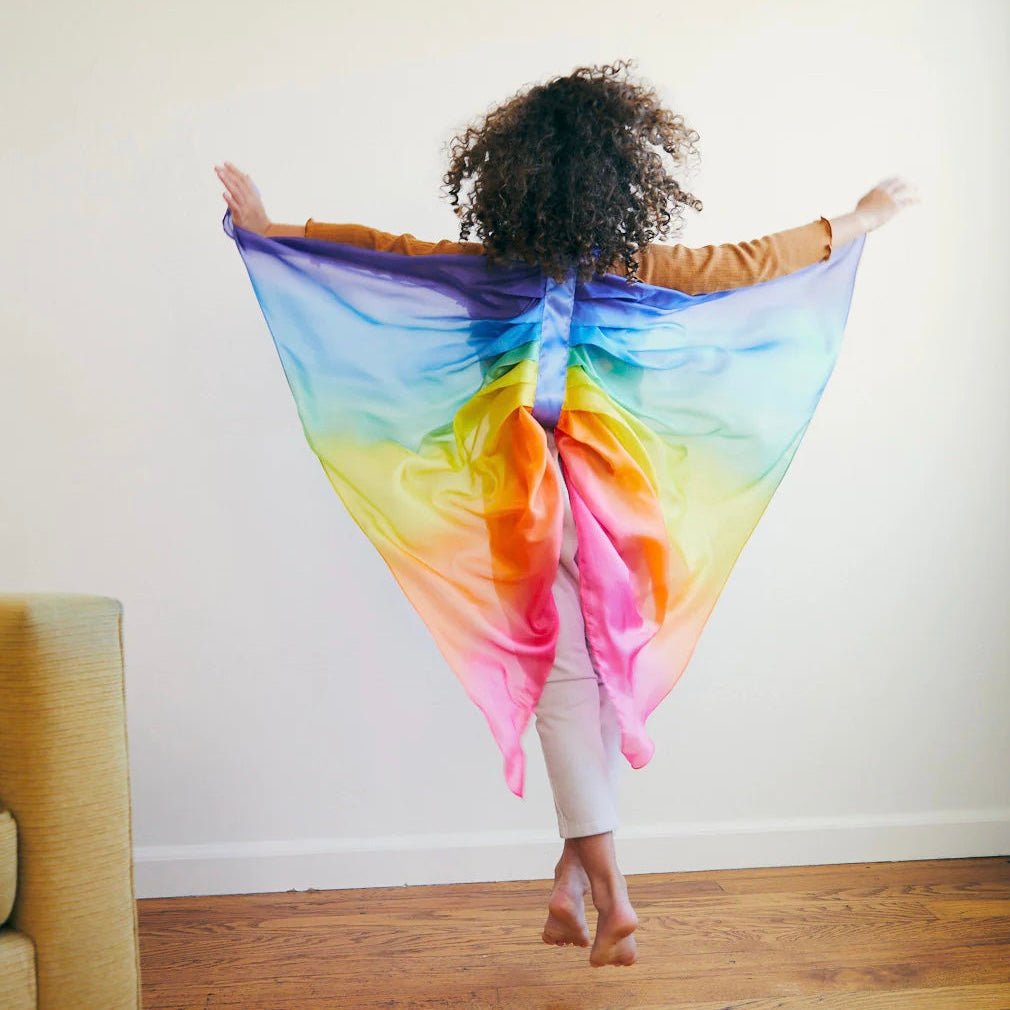 Silk Rainbow Fairy Wings