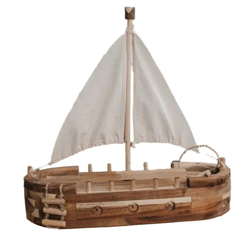 waldorf toy eco-friendly wooden ship 3