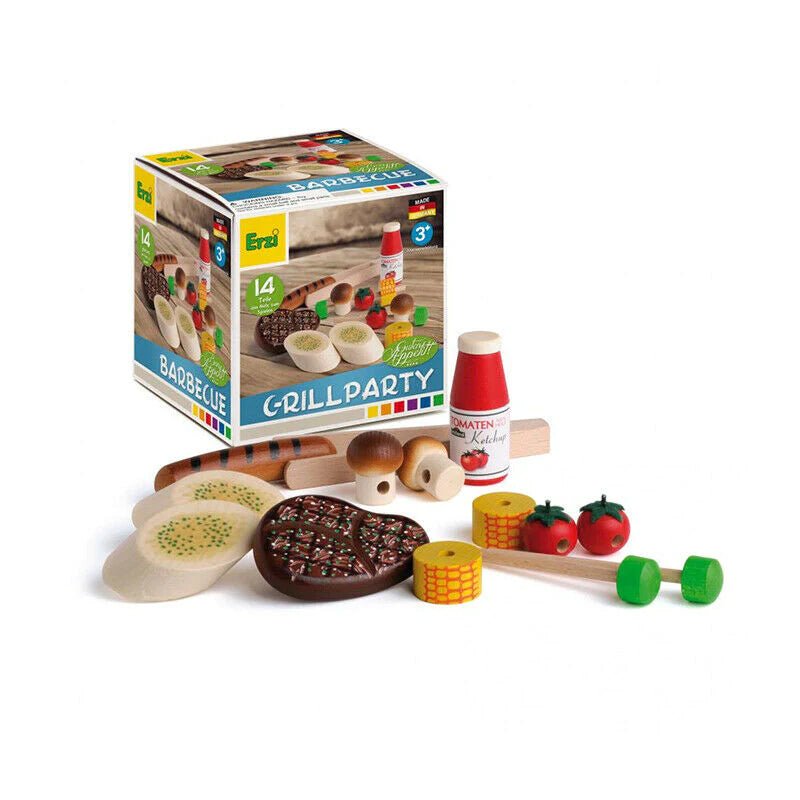 erzi wooden play food grill party