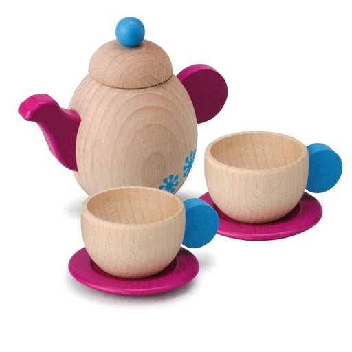 erzi wooden tea set sustainable toy