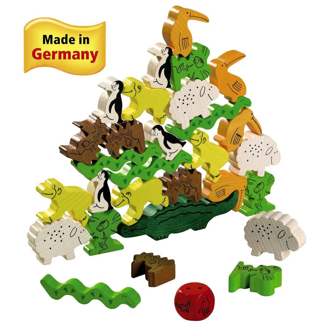 haba wooden stacking toys made in Germany