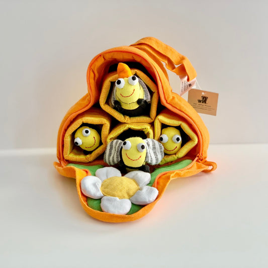 handmade beehive toy set 2