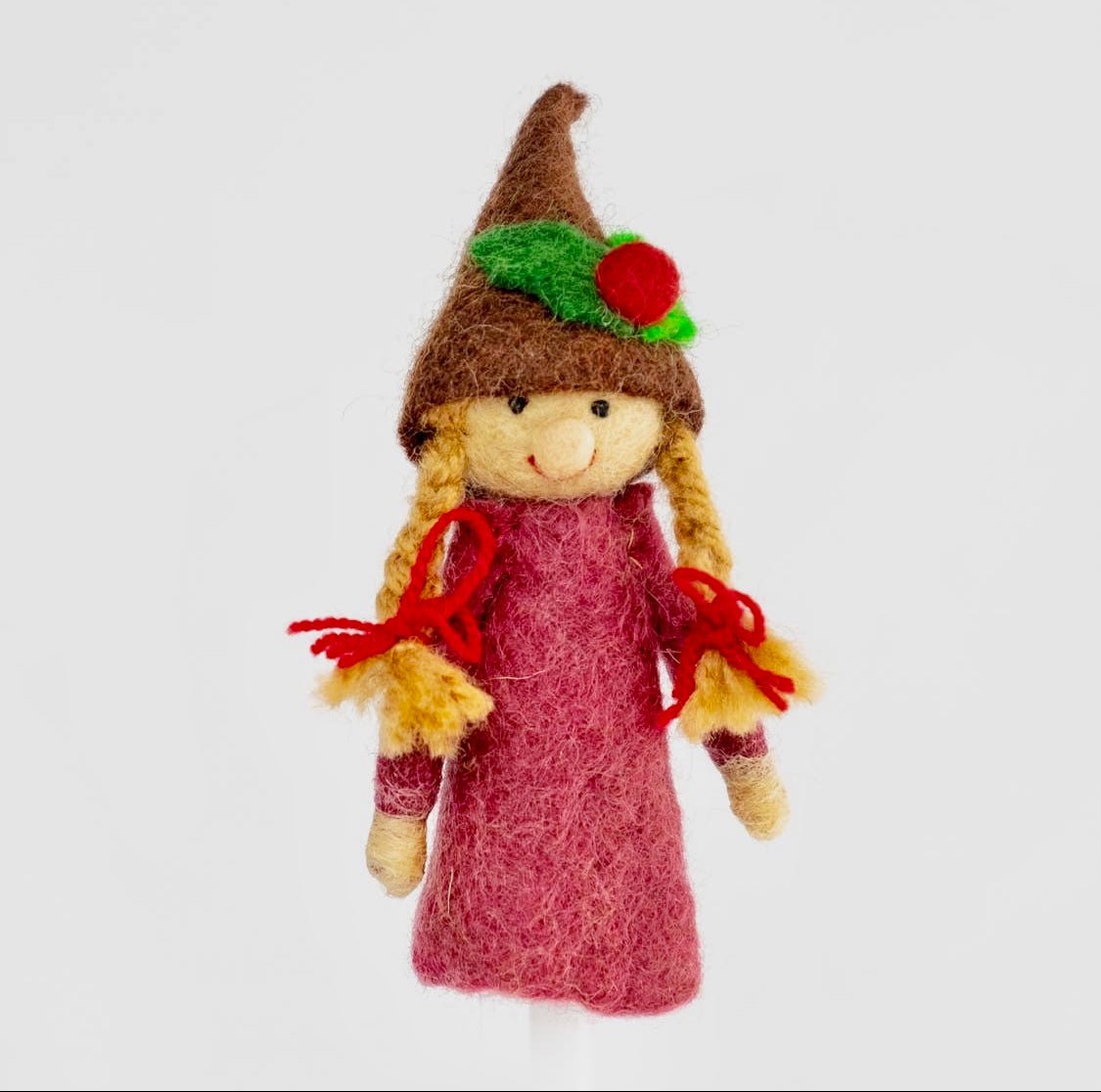 handmade fair trade waldorf gnome puppet