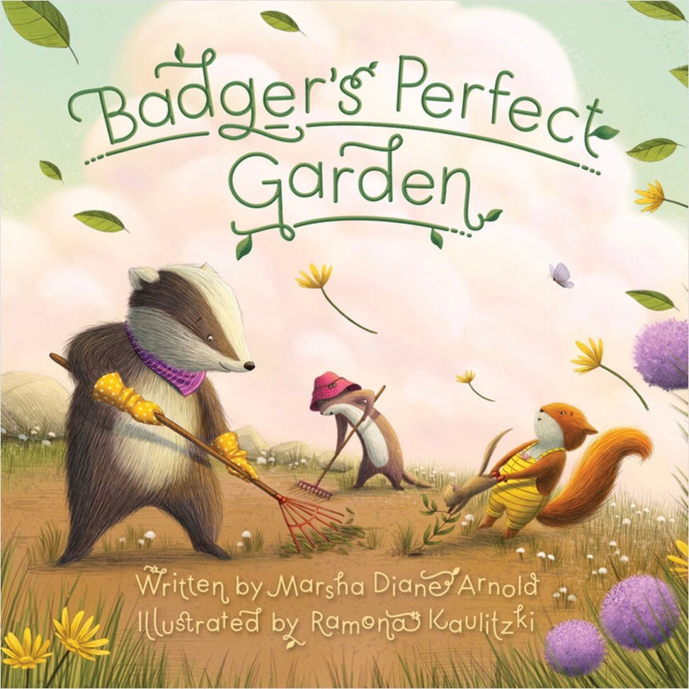 badgers perfect garden childrens book