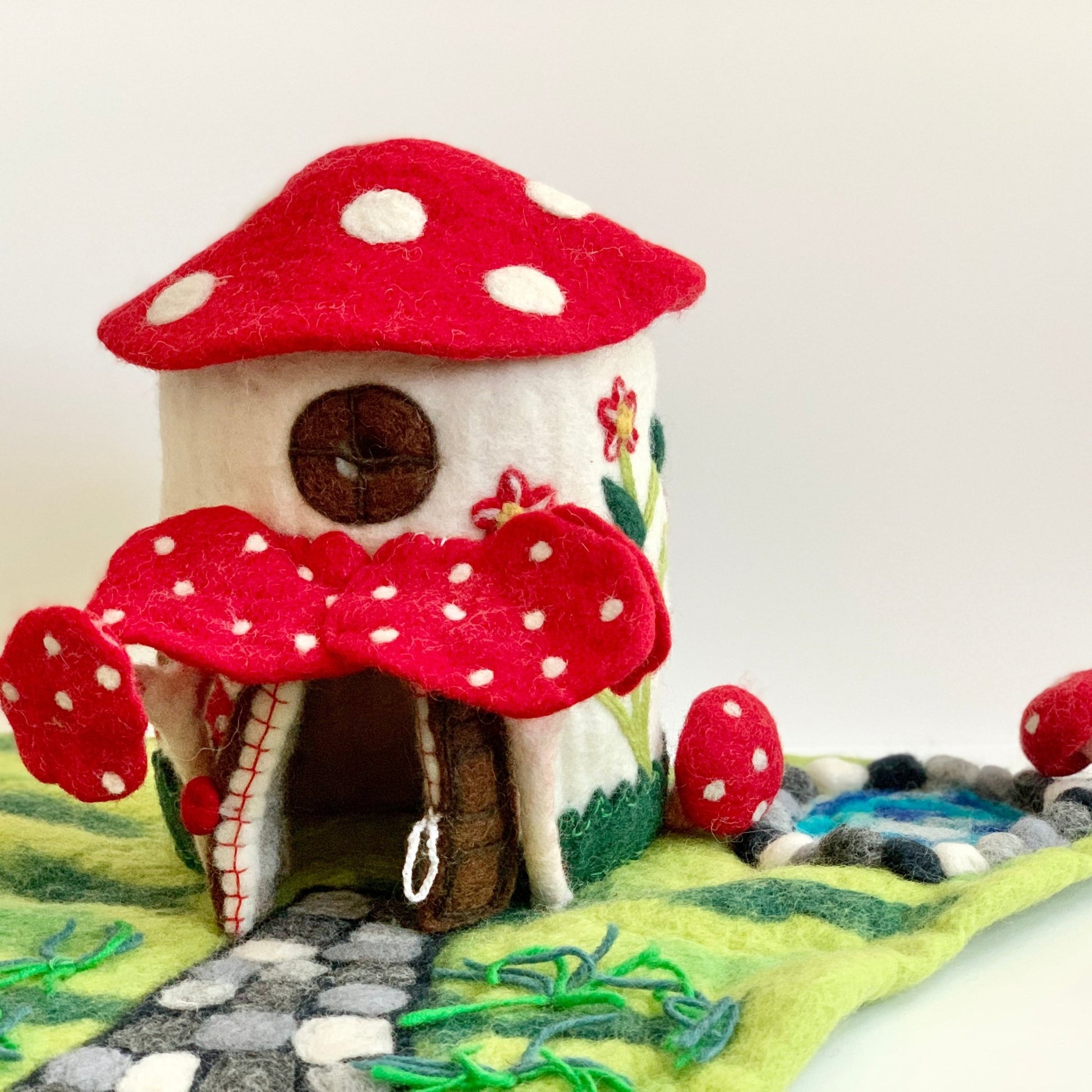 waldorf mushroom fairy house