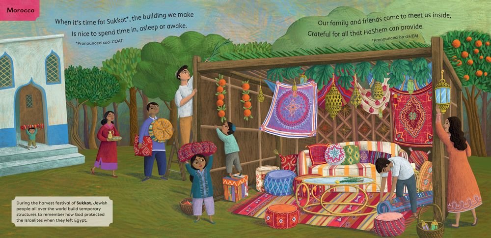 Harvest Days Morocco illustration childrens book
