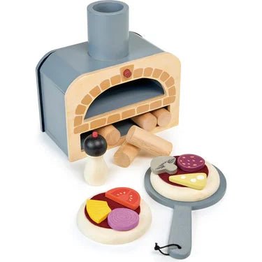 wooden pizza oven play set 2