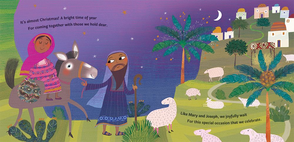 Joy to the World Mary and Joseph Christmas Children's Book